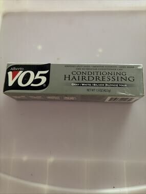 VO5 Conditioning Hairdressing Gray/White/Silver Blonde Hair New 1.5 oz.